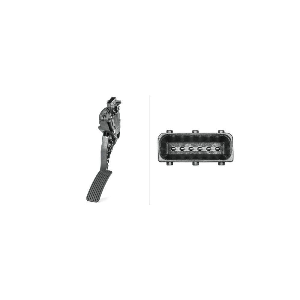 HELLA Sensor, Fahrpedalstellung 6PV 009 765-721 für OPEL VAUXHALL CHEVROLET