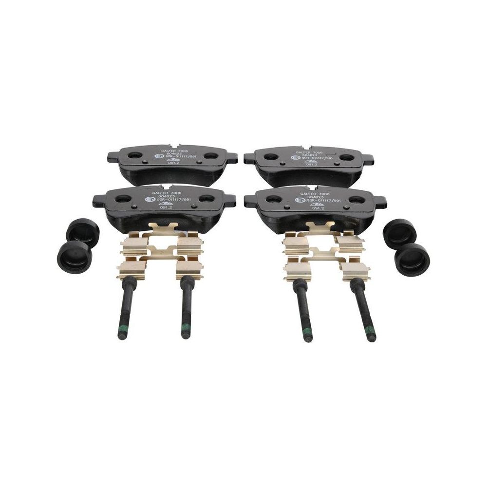 Bremsbelagsatz, Scheibenbremse ATE 13.0460-4823.2 f&uuml;r IVECO, Hinterachse