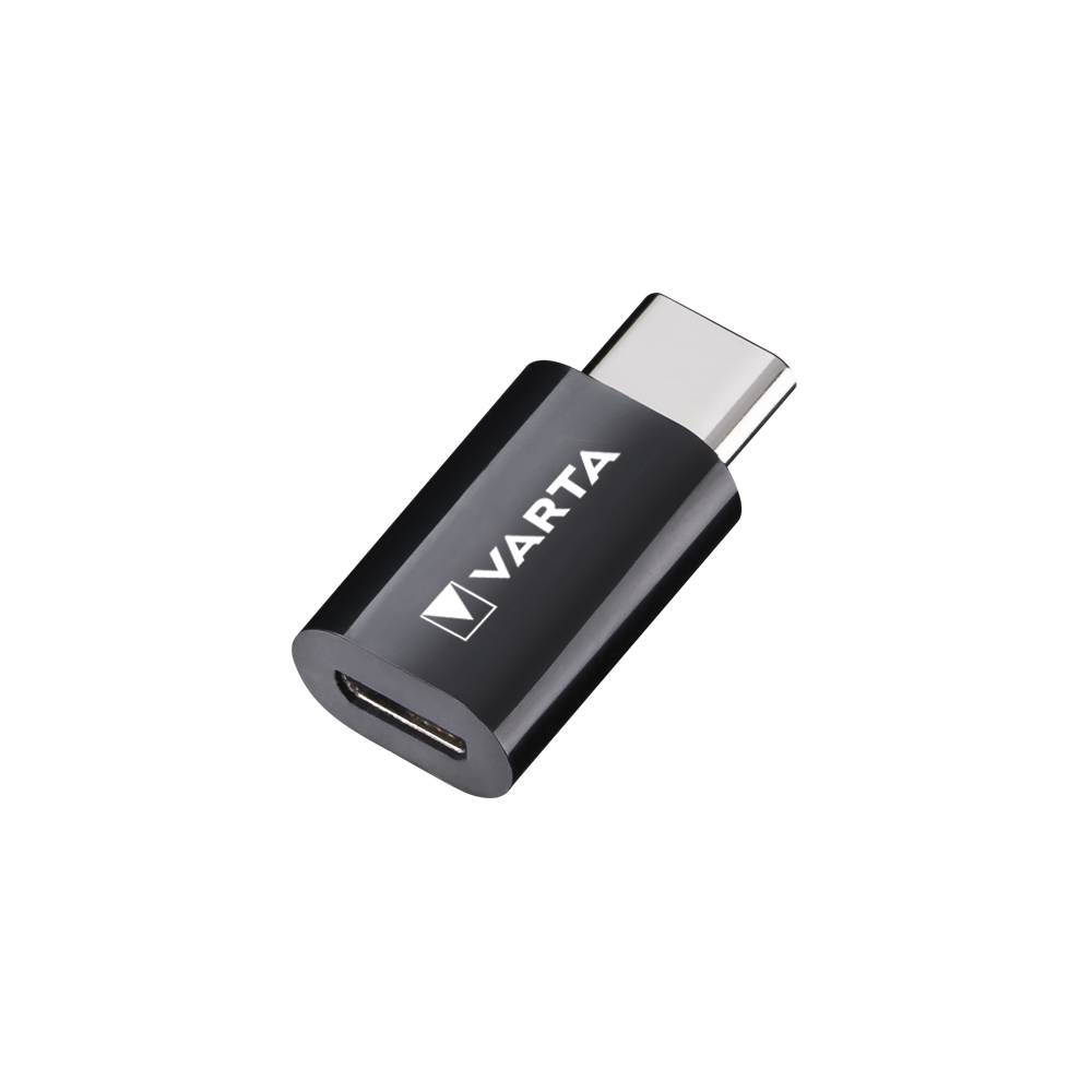 VARTA Charge & Sync Adapter Micro USB to USB Type C
