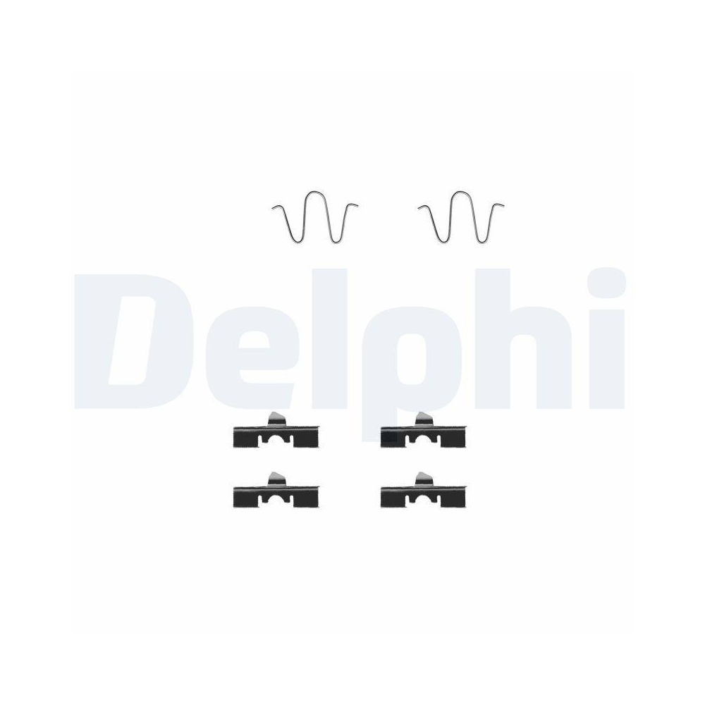 DELPHI LX0231 Zubeh&ouml;rsatz, Scheibenbremsbelag f&uuml;r, Hinterachse