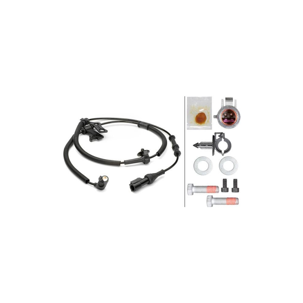HELLA Sensor, Raddrehzahl 6PU 230 040-551 f&uuml;r FORD, Vorderachse