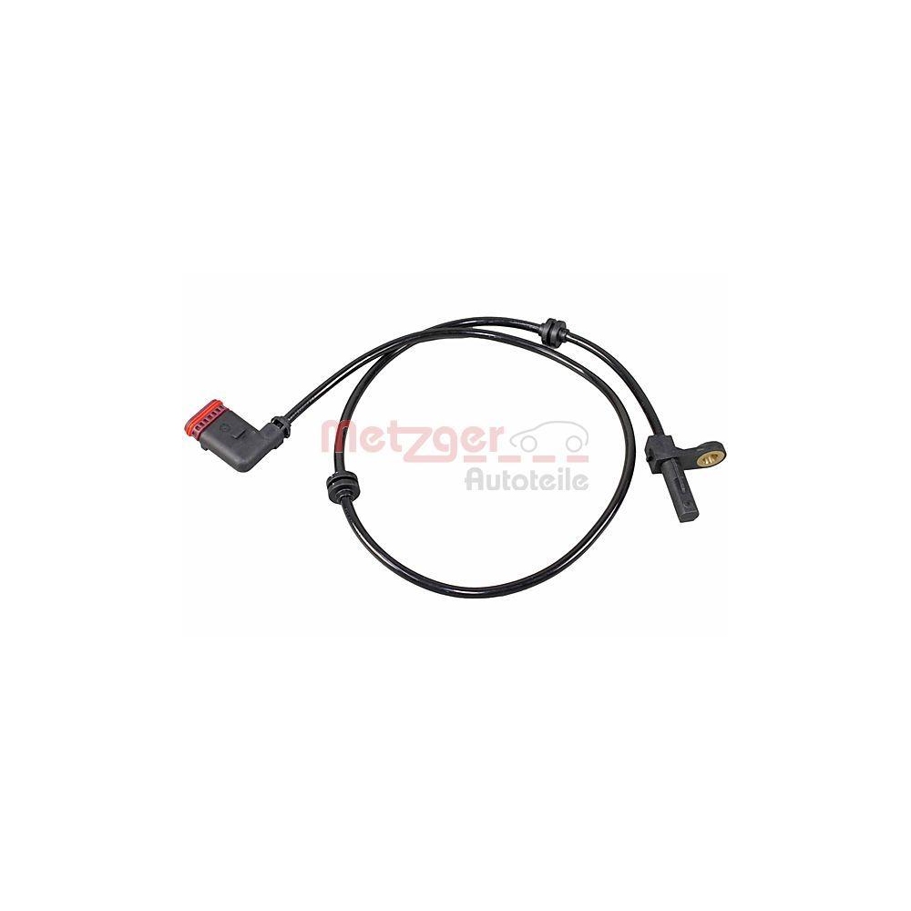 Sensor, Raddrehzahl METZGER 09001472 GREENPARTS f&uuml;r MERCEDES-BENZ, Hinterachse