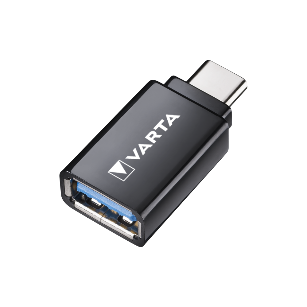 VARTA Charge & Sync Adapter Ladestecker USB A to USB Type C