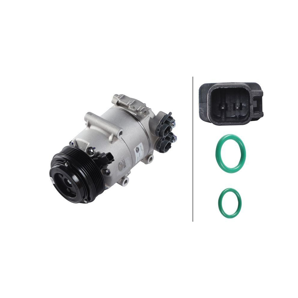 HELLA Kompressor, Klimaanlage 8FK 366 200-241 >>> Easy2Fit <<< f&uuml;r FORD
