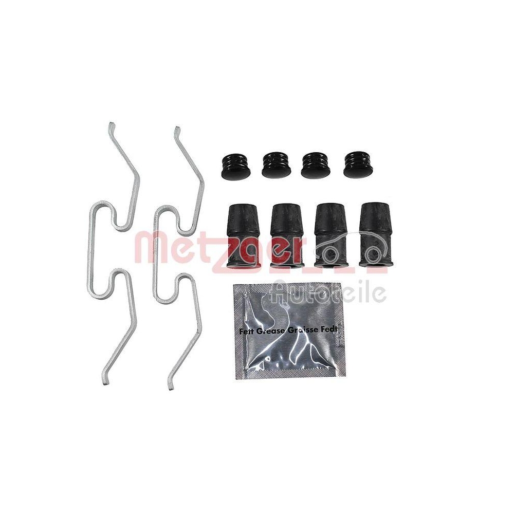 Zubehörsatz, Scheibenbremsbelag METZGER 109-0179 GREENPARTS für, Vorderachse