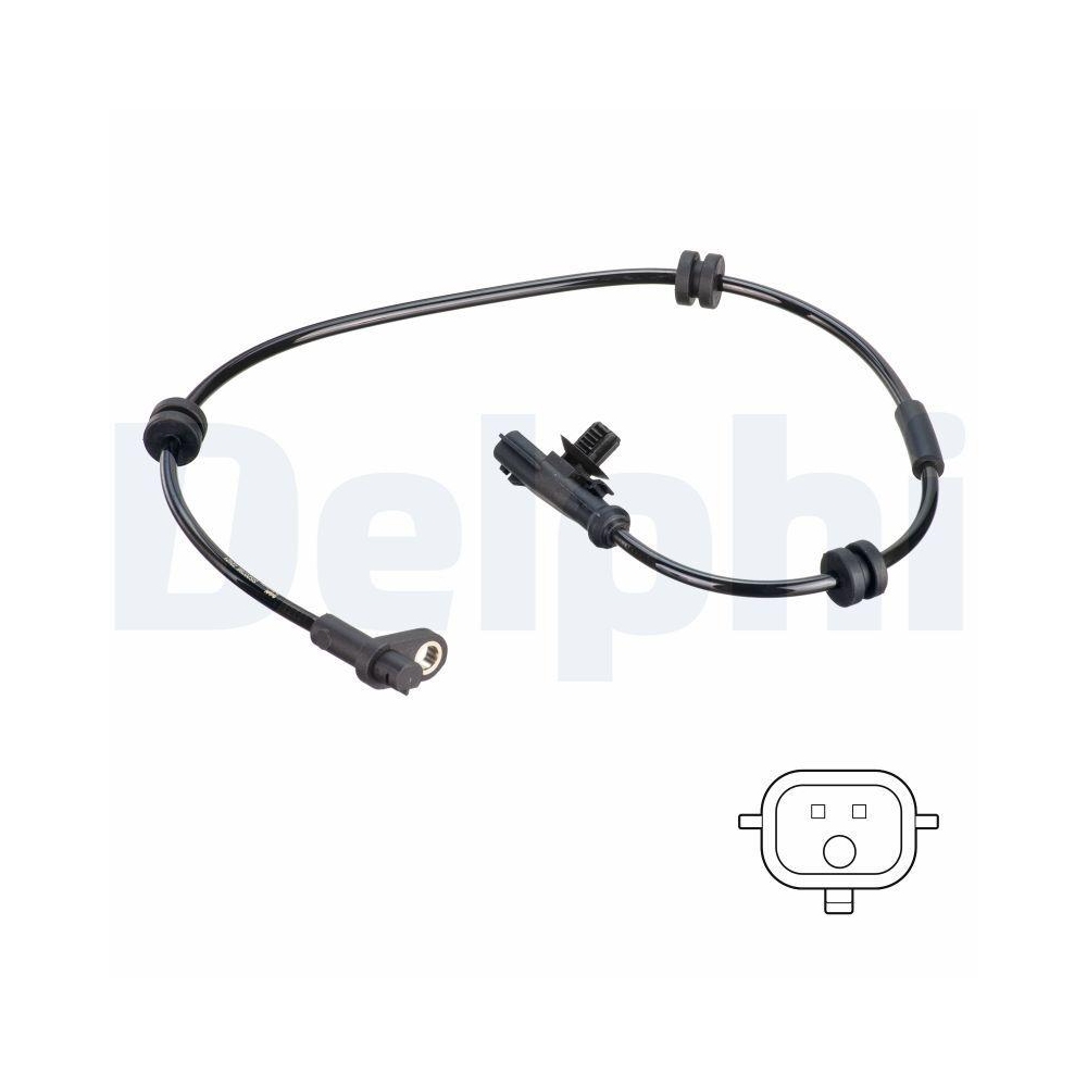 DELPHI SS20766 Sensor, Raddrehzahl f&uuml;r FORD, Hinterachse