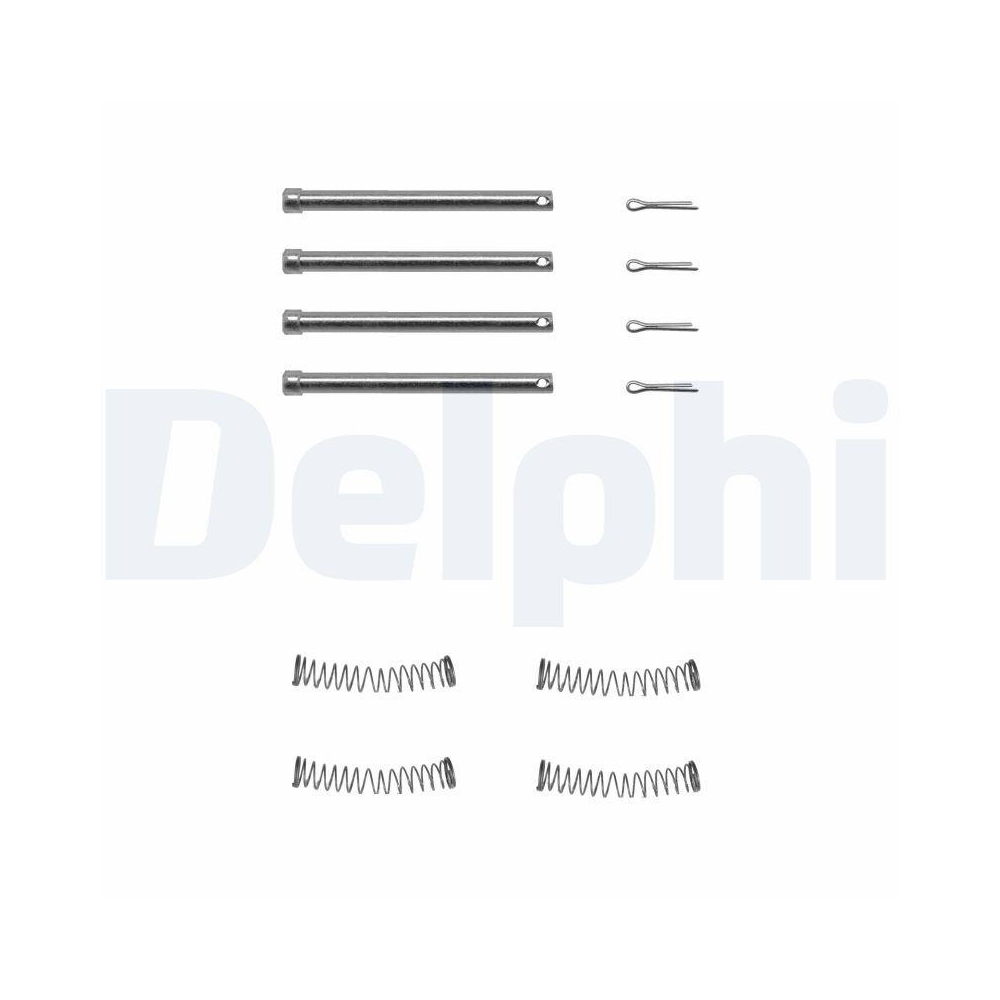 DELPHI LX0233 Zubeh&ouml;rsatz, Scheibenbremsbelag f&uuml;r LAND ROVER, Hinterachse