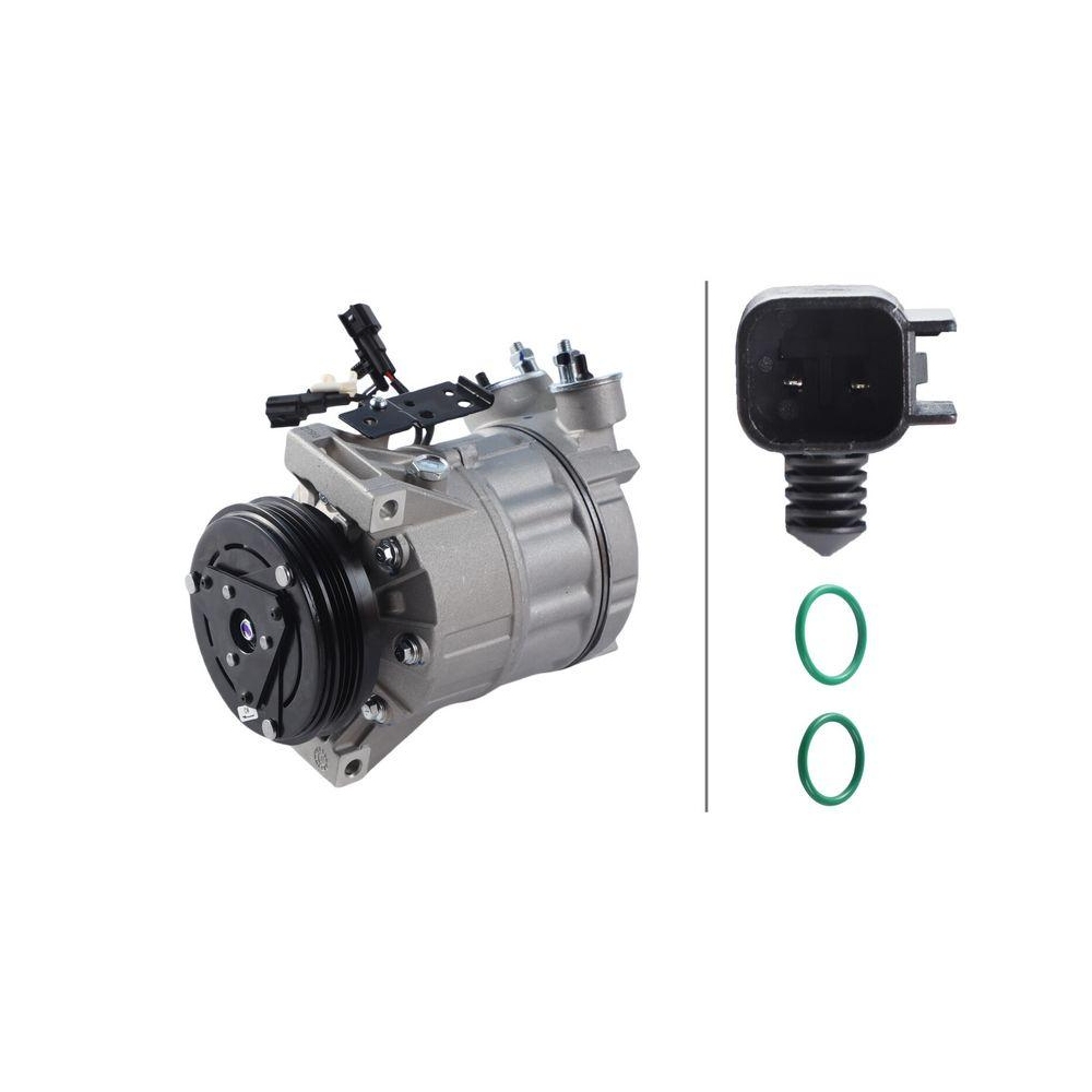 HELLA Kompressor, Klimaanlage 8FK 366 200-251 >>> Easy2Fit <<< f&uuml;r VOLVO