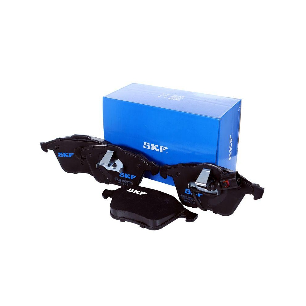 Bremsbelagsatz, Scheibenbremse SKF VKBP 80763 E f&uuml;r AUDI SEAT VW, Vorderachse