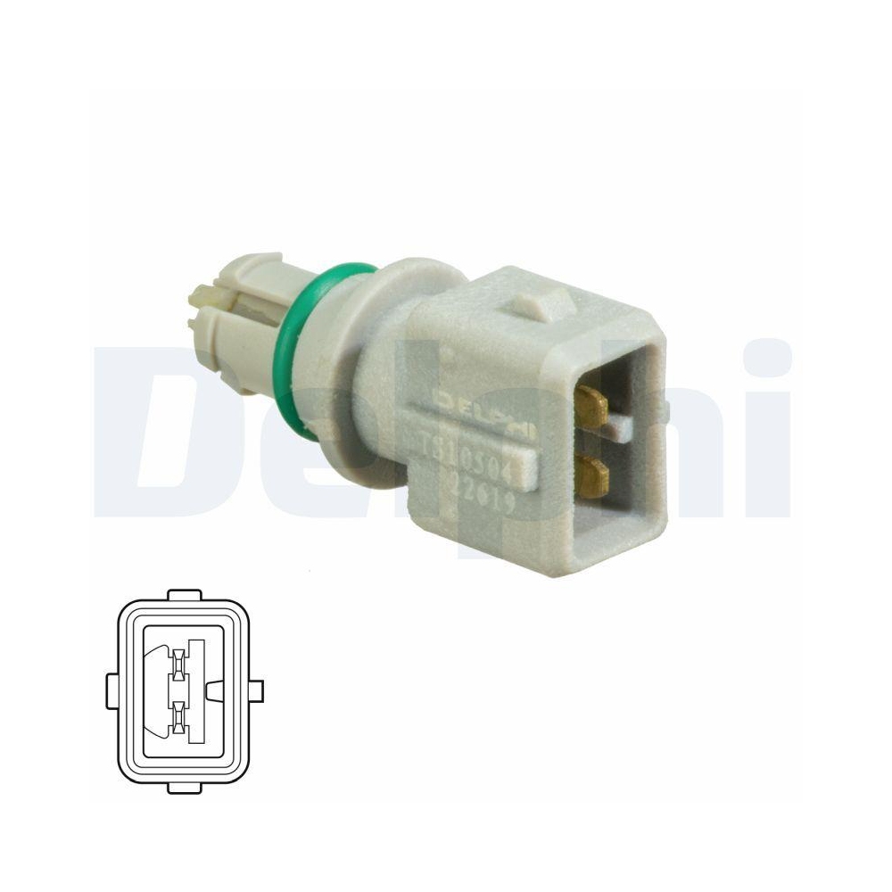 DELPHI TS10504 Sensor, Ansauglufttemperatur f&uuml;r CITRO&Euml;N PEUGEOT, hinten