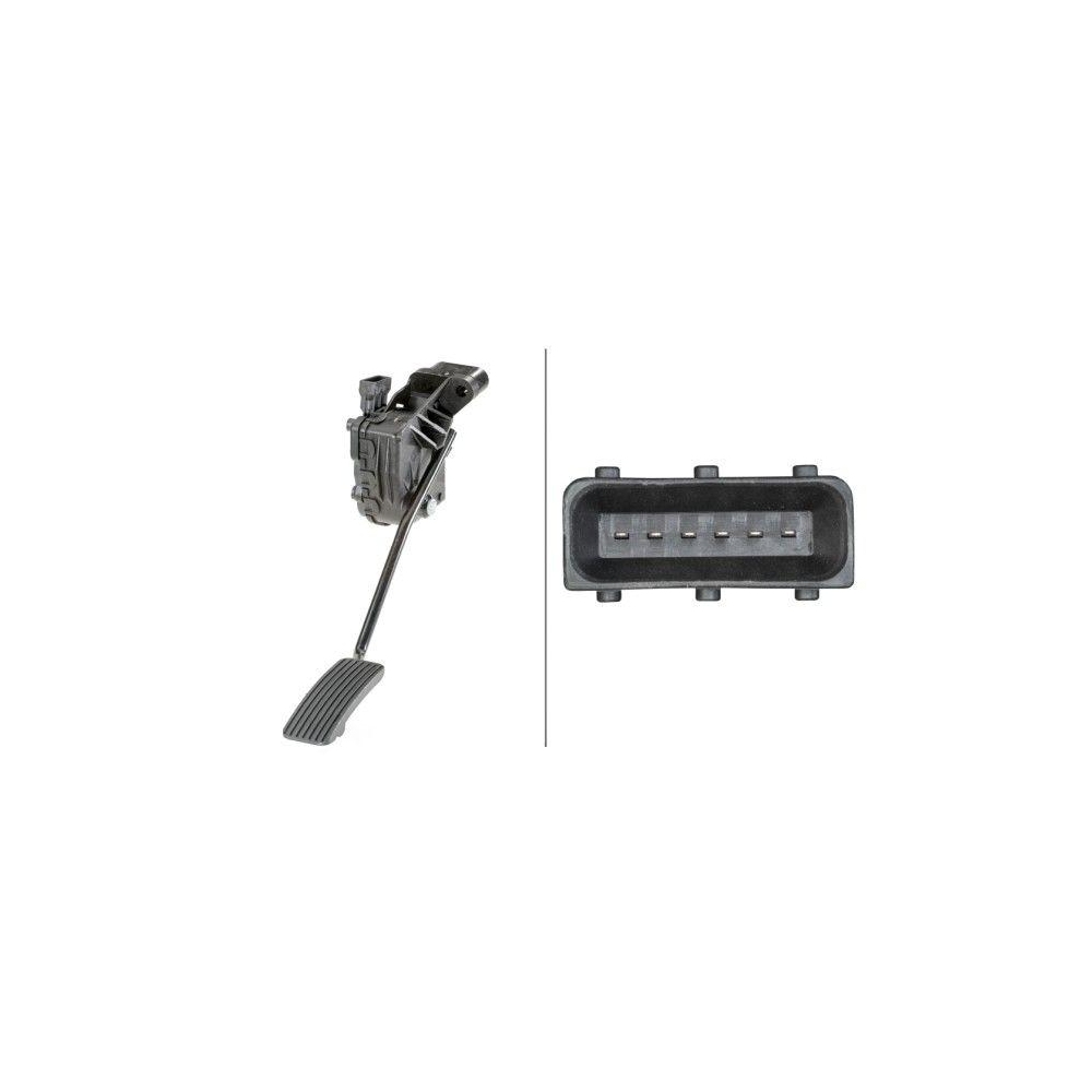 HELLA Sensor, Fahrpedalstellung 6PV 010 946-131 für OPEL VAUXHALL GENERAL MOTORS