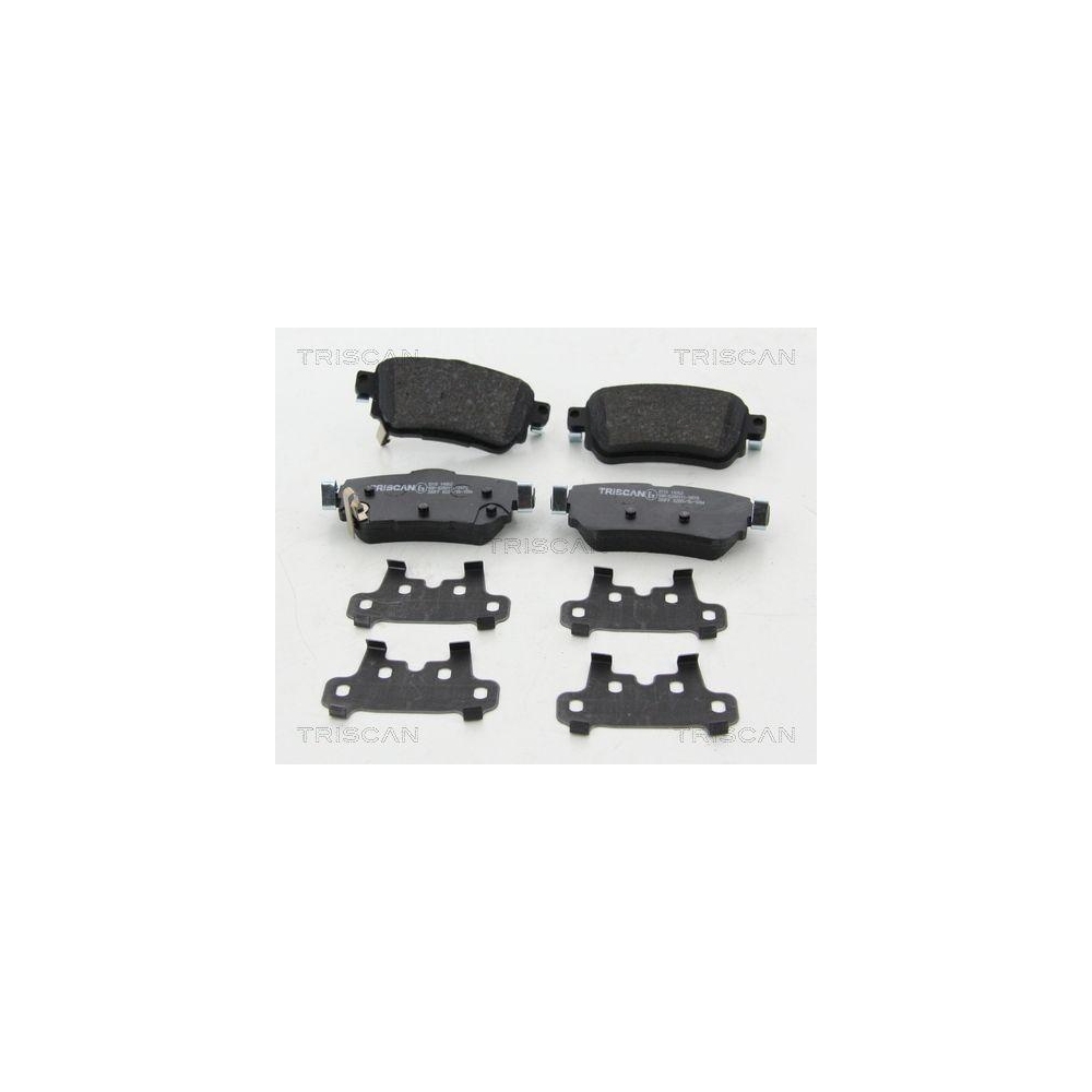Bremsbelagsatz, Scheibenbremse TRISCAN 8110 14062 f&uuml;r NISSAN RENAULT