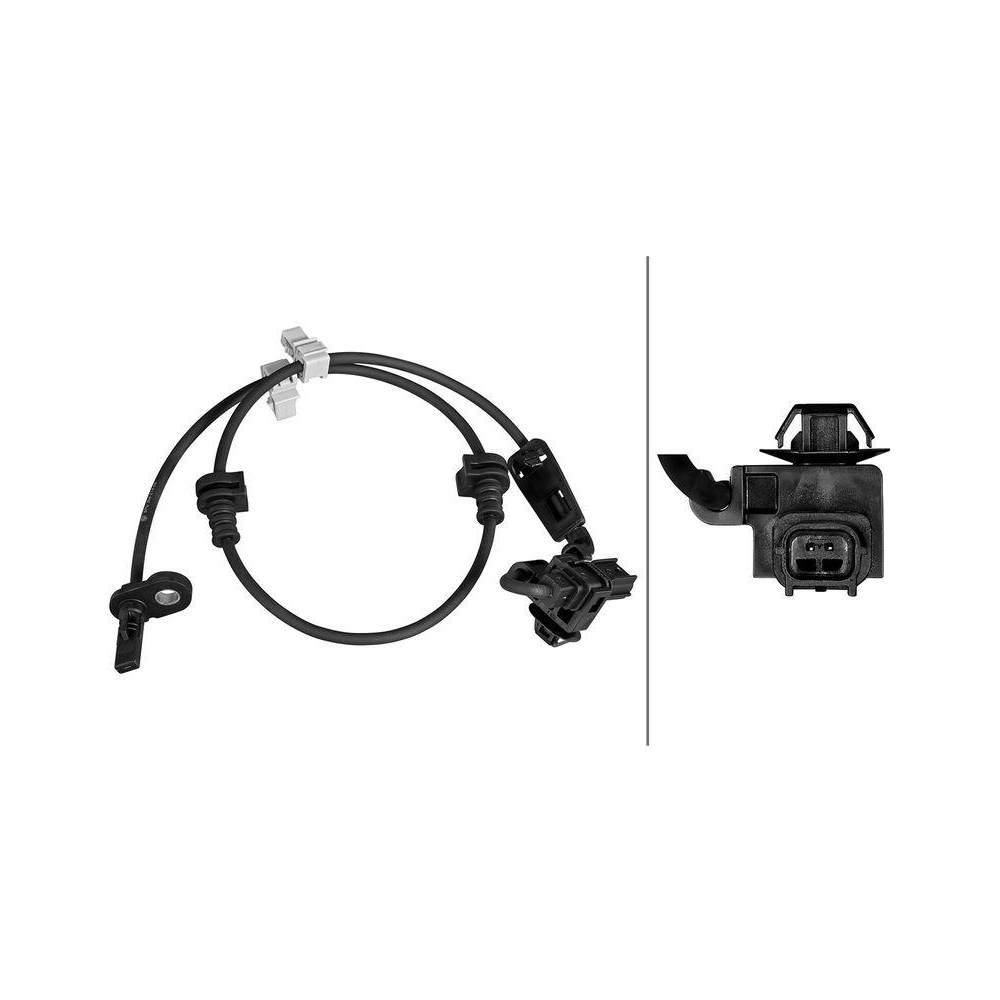 HELLA Sensor, Raddrehzahl 6PU 358 218-661 f&uuml;r HONDA, Vorderachse