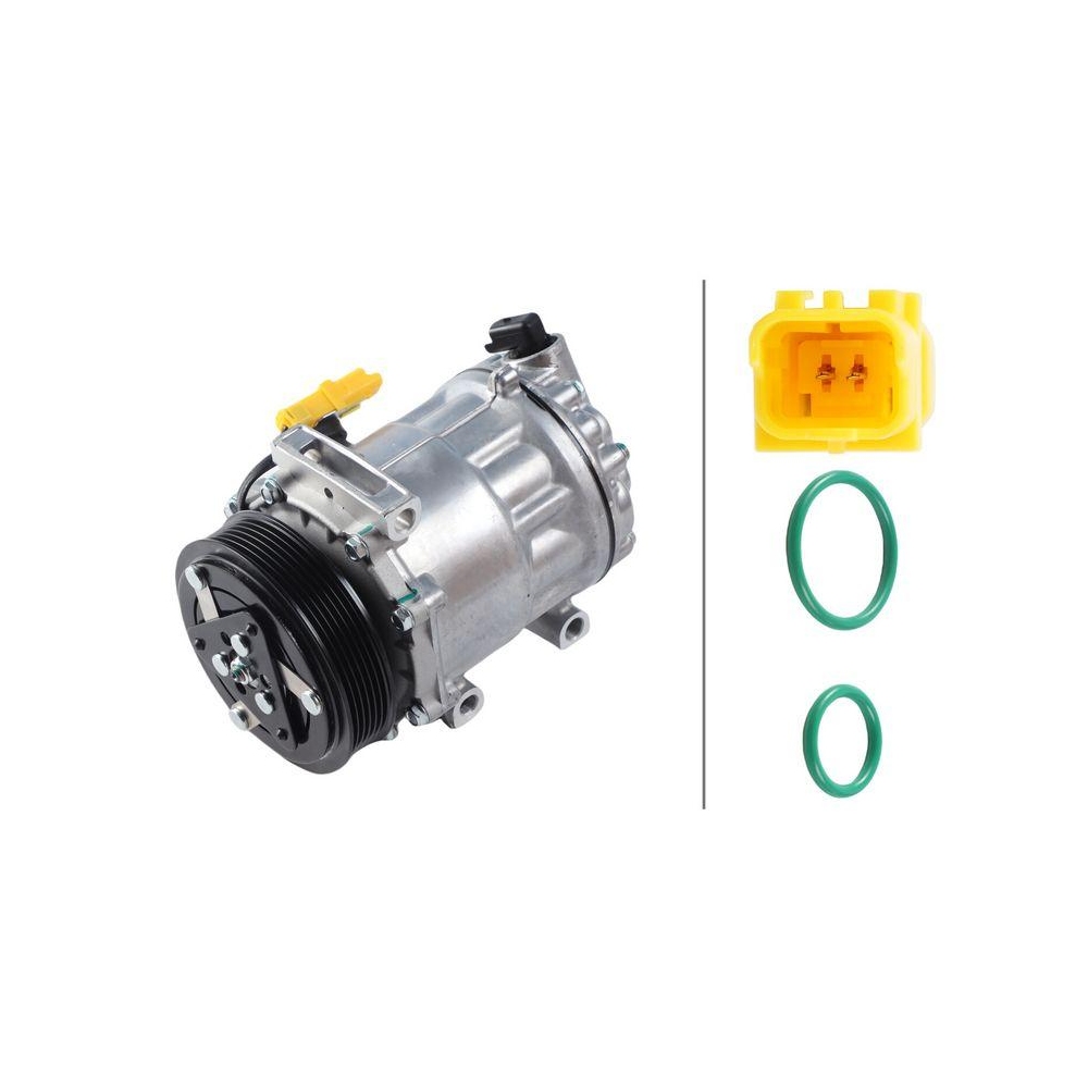 HELLA Kompressor, Klimaanlage 8FK 366 200-271 >>> Easy2Fit <<< f&uuml;r CITRO&Euml;N