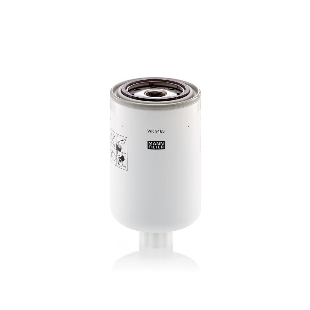 MANN-FILTER WK 9165 x Kraftstofffilter f&uuml;r VOLVO BOMAG CASE IH HITACHI CUMMINS