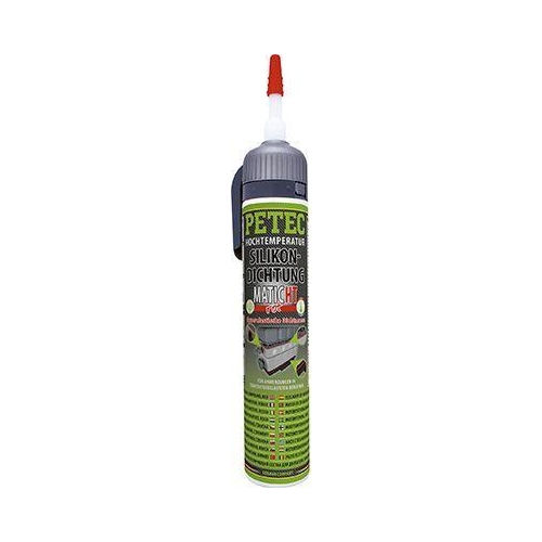 PETEC 5x 97820 Hochtemperatur Silikondichtung MATIC Rot 200 ml Fl&uuml;ssigdichtung