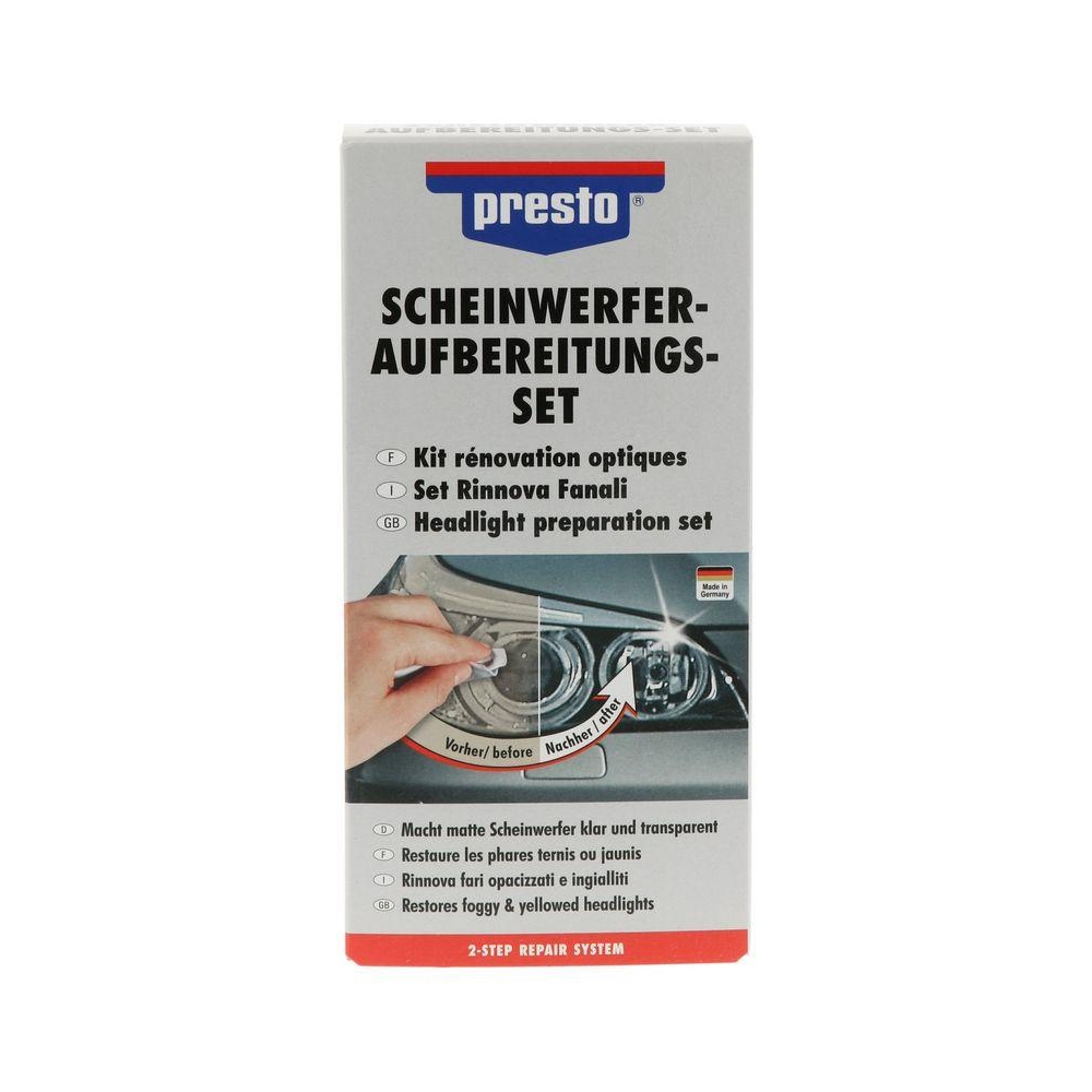 Aufbereitungs-Set, Scheinwerfer PRESTO 365171 Scheinwerfer-Aufbereitungs-Set