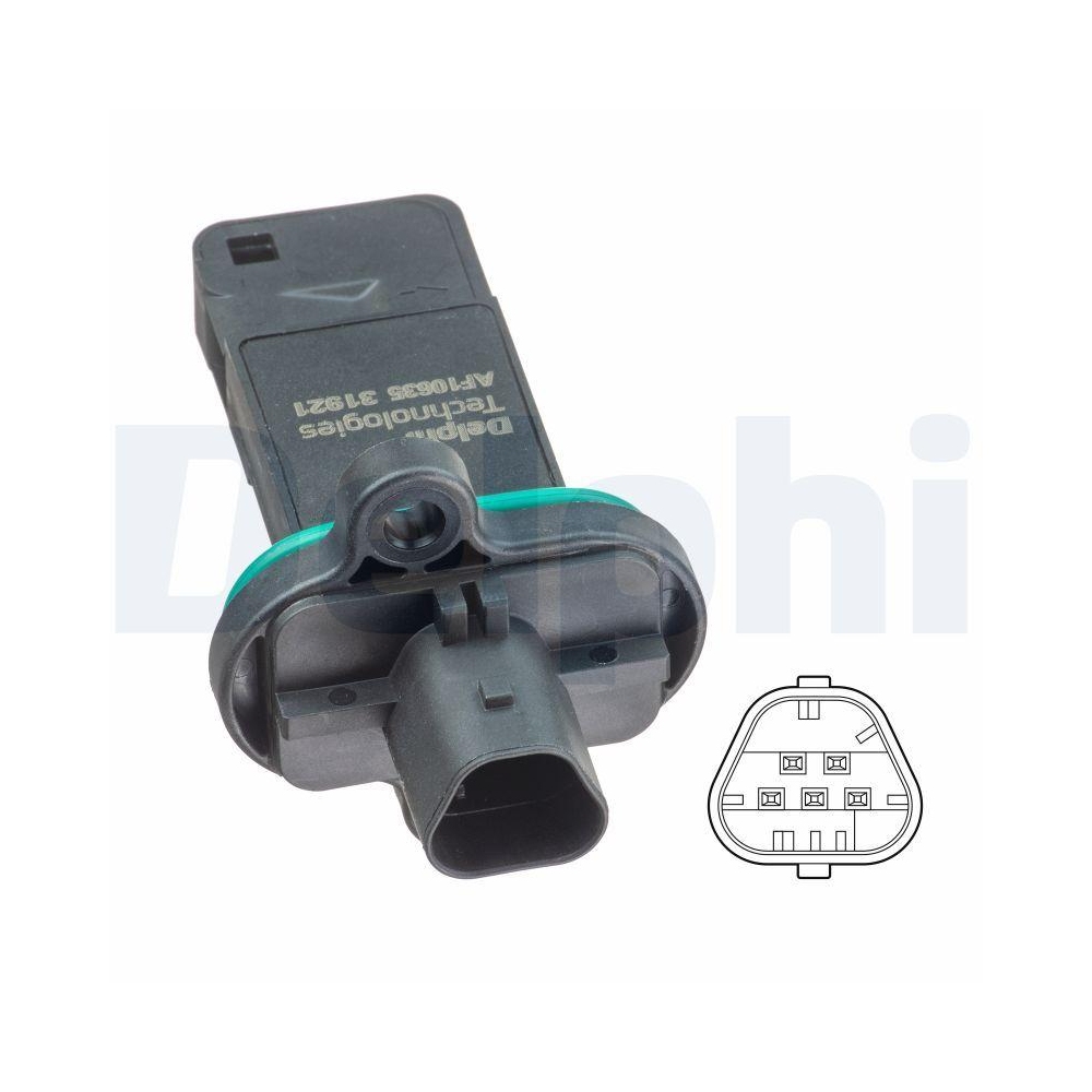 DELPHI AF10635-12B1 Luftmassenmesser f&uuml;r OPEL VAUXHALL CHEVROLET