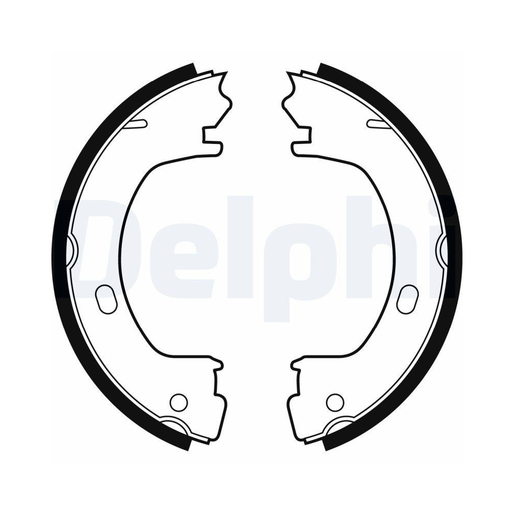 Bremsbackensatz DELPHI LS1960 für CHRYSLER DODGE