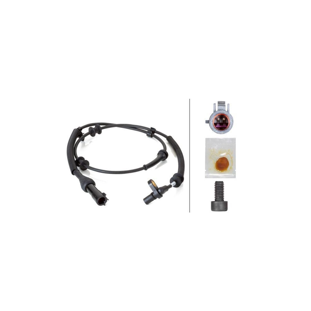 HELLA Sensor, Raddrehzahl 6PU 230 040-601 f&uuml;r FORD, Vorderachse