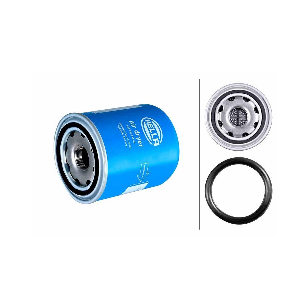 HELLA Lufttrocknerpatrone, Druckluftanlage 8ZD 358 334-001 für DAF IVECO MAN