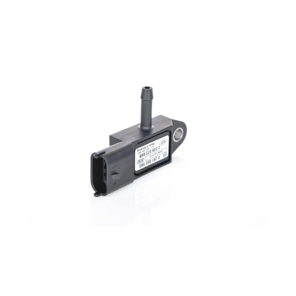 Sensor, Ladedruck BOSCH 0 281 002 593 f&uuml;r OPEL RENAULT SUZUKI DACIA MWM MCLAREN