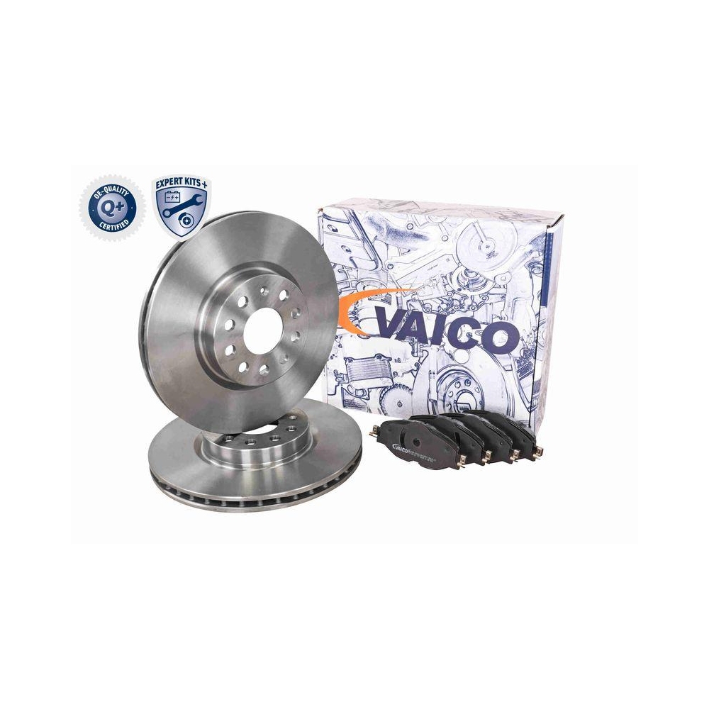 Bremsensatz, Scheibenbremse VAICO V10-6743 EXPERT KITS + f&uuml;r AUDI SEAT SKODA VW
