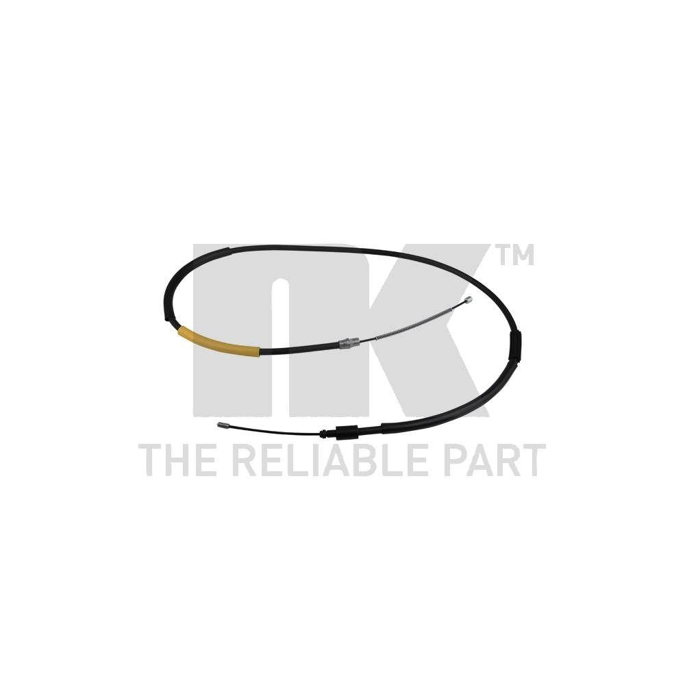 Seilzug, Feststellbremse NK 903773 f&uuml;r PEUGEOT, hinten, hinten links, links