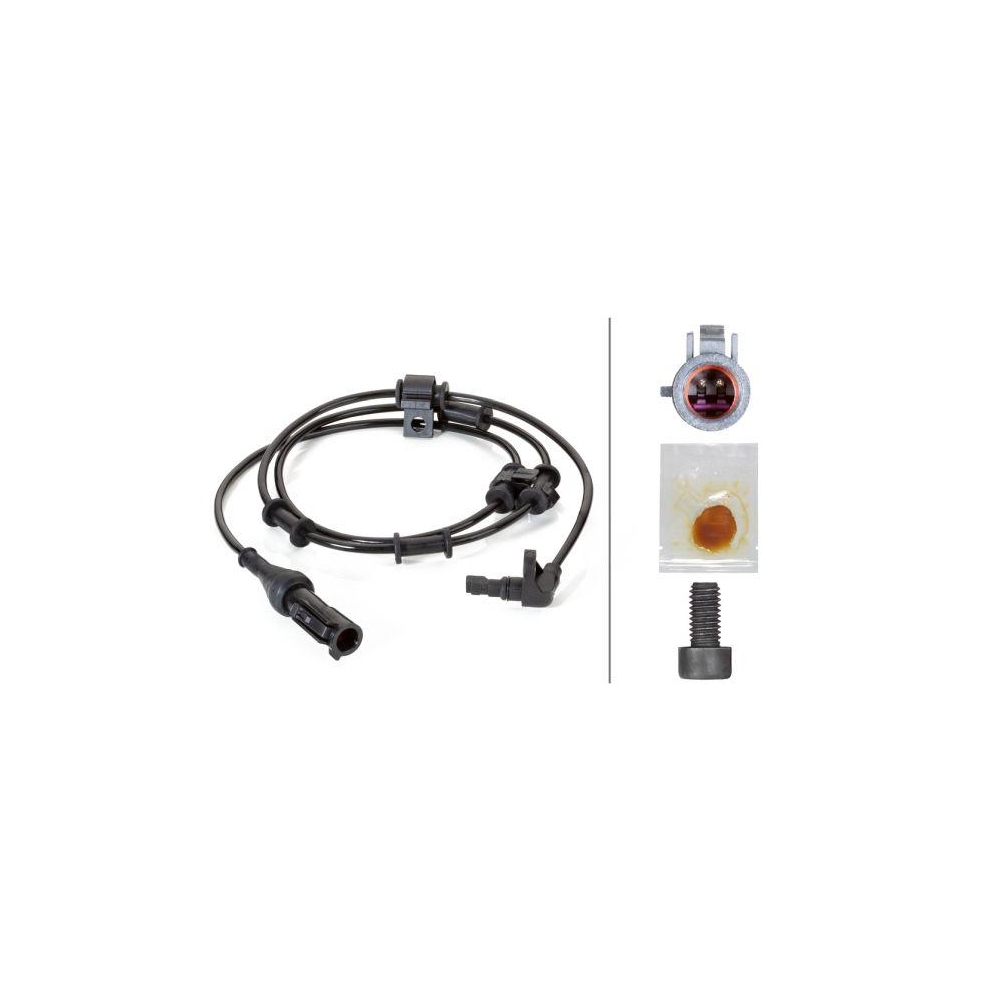 HELLA Sensor, Raddrehzahl 6PU 230 040-611 f&uuml;r FORD, Vorderachse