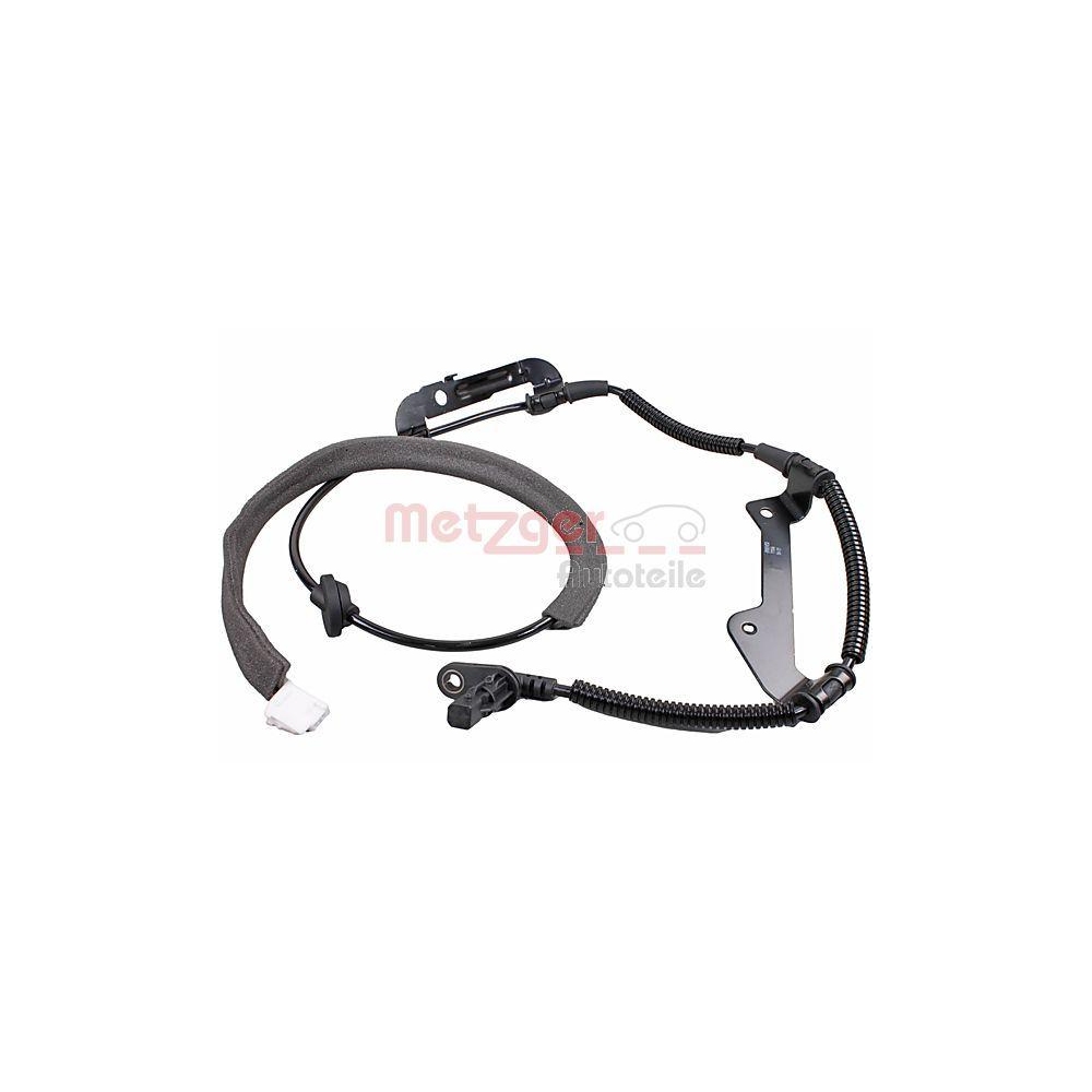 Sensor, Raddrehzahl METZGER 09001450 f&uuml;r HYUNDAI, Hinterachse links