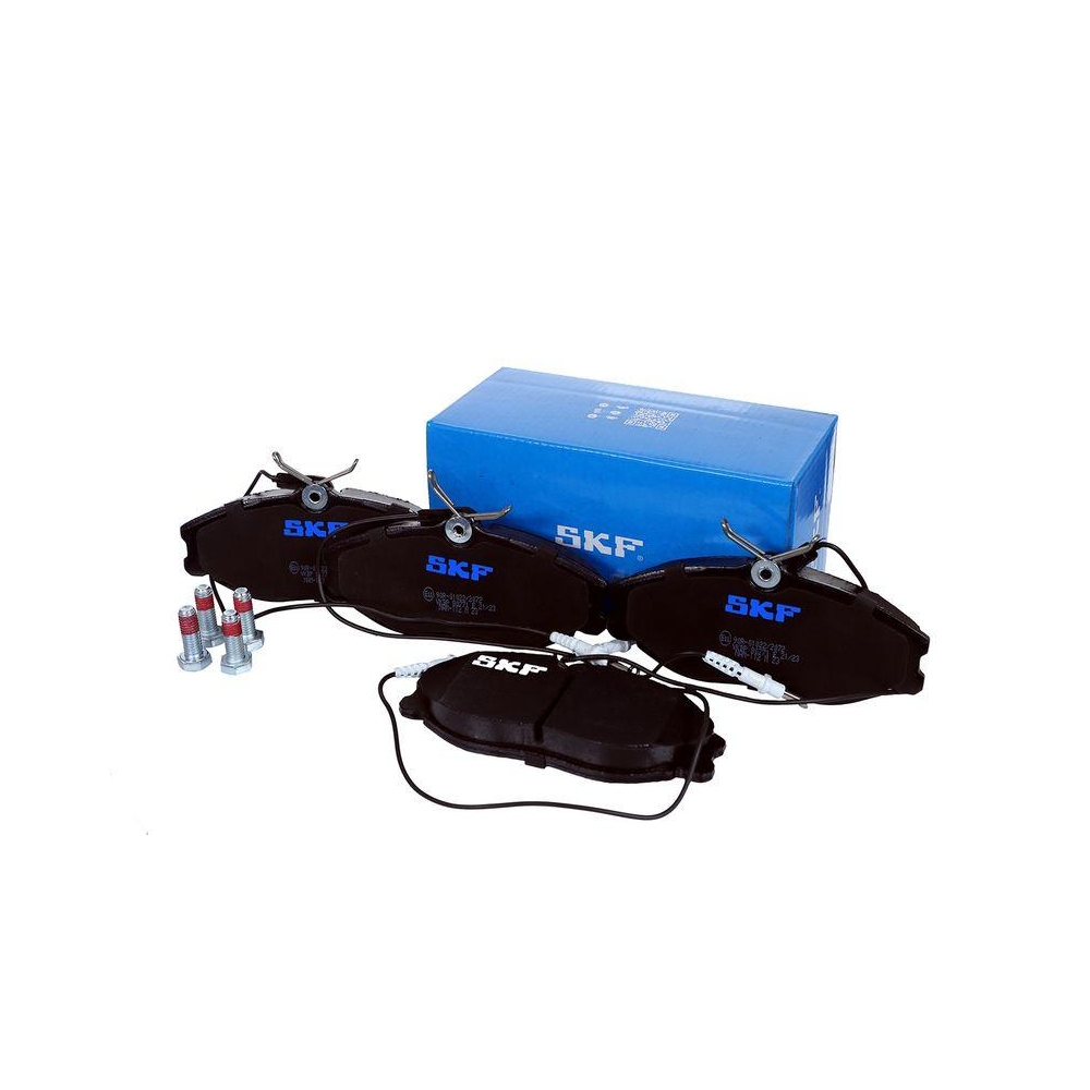 Bremsbelagsatz, Scheibenbremse SKF VKBP 80771 E f&uuml;r CITRO&Euml;N PEUGEOT, Vorderachse