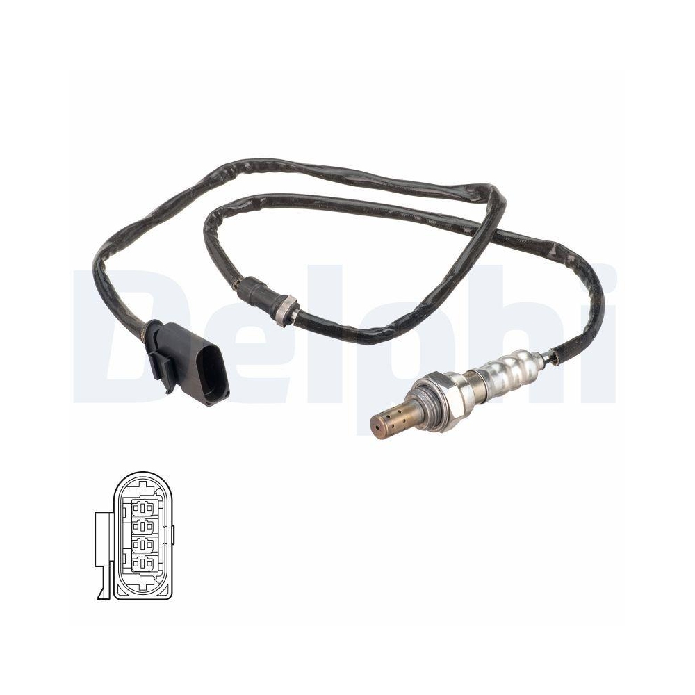 DELPHI ES21111-12B1 Lambdasonde f&uuml;r SEAT SKODA VW, vor Katalysator