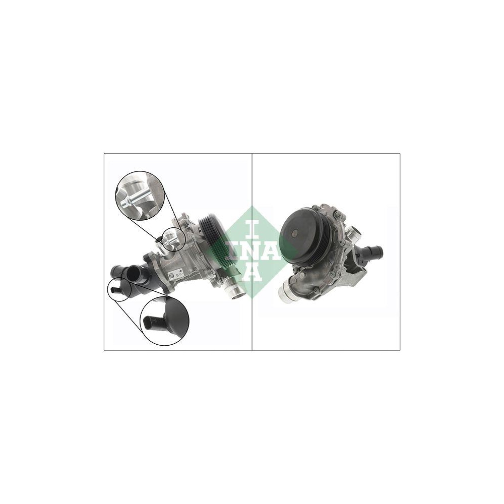 Wasserpumpe, Motork&uuml;hlung Schaeffler INA 538 0731 10 f&uuml;r MERCEDES-BENZ