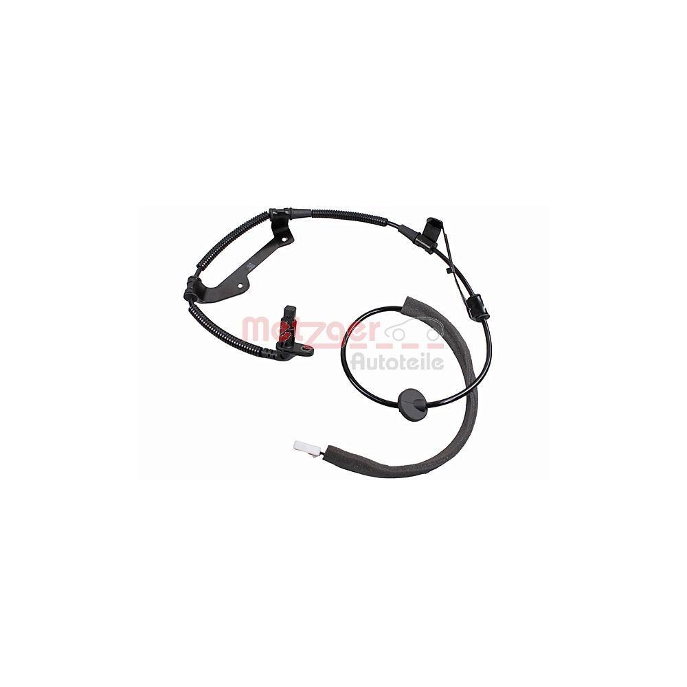 Sensor, Raddrehzahl METZGER 09001451 f&uuml;r HYUNDAI, Hinterachse rechts