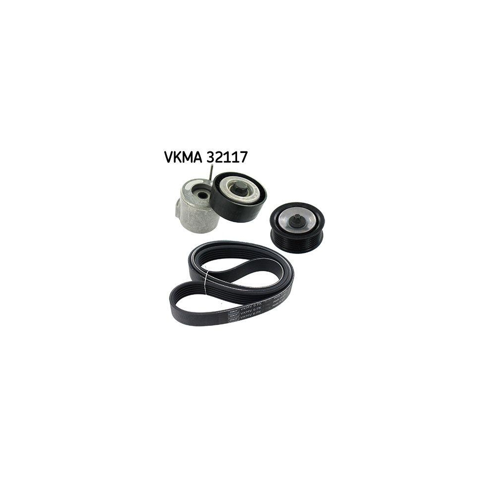 Keilrippenriemensatz SKF VKMA 32117 f&uuml;r ALFA ROMEO FIAT LANCIA OPEL SAAB SUZUKI