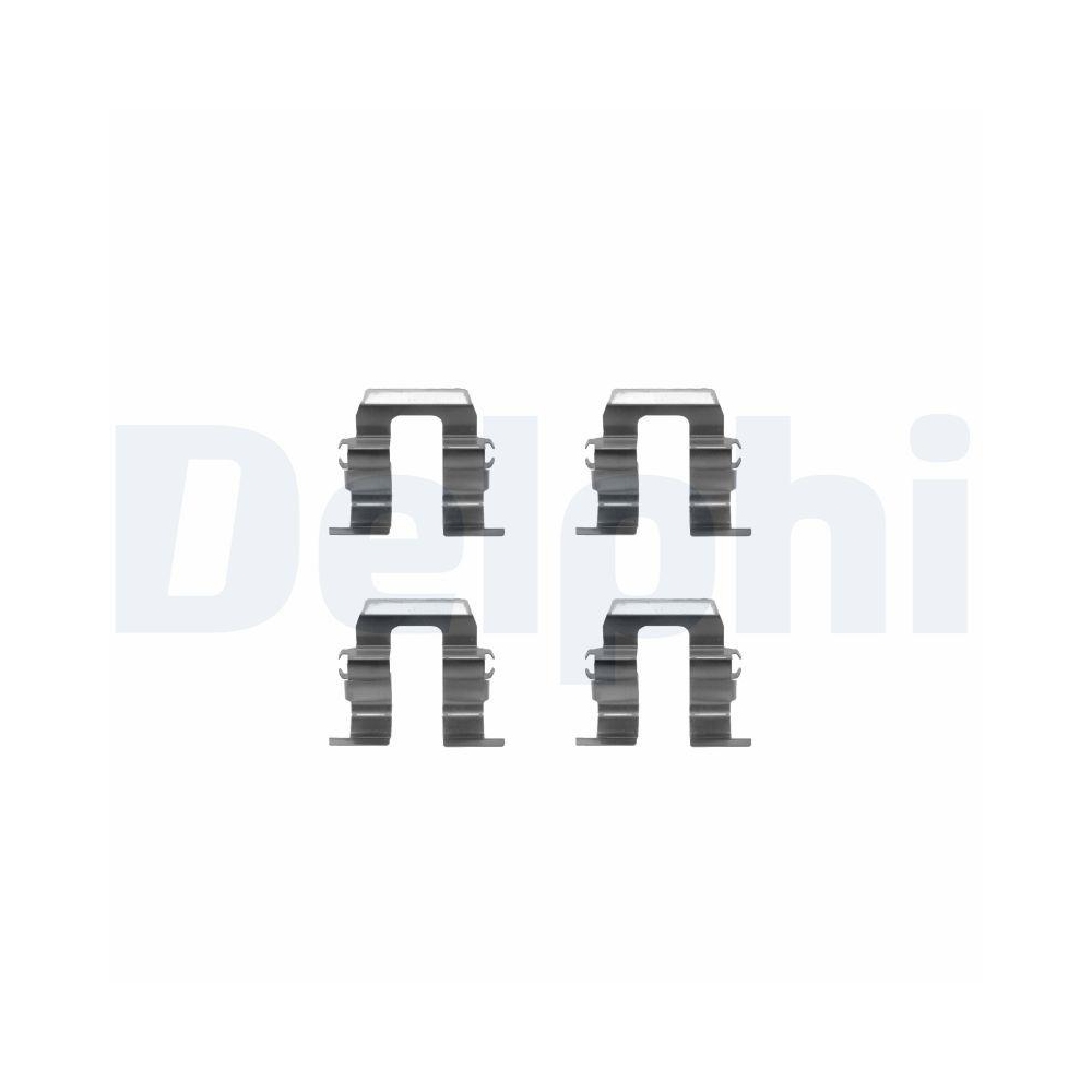 DELPHI LX0256 Zubeh&ouml;rsatz, Scheibenbremsbelag f&uuml;r SUBARU, Hinterachse