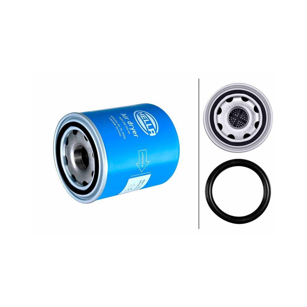 HELLA Lufttrocknerpatrone, Druckluftanlage 8ZD 358 334-041 für DAF