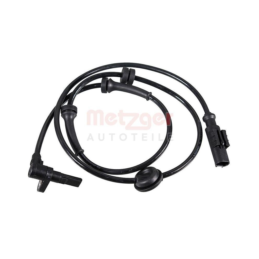 Sensor, Raddrehzahl METZGER 09001515 f&uuml;r FIAT, Vorderachse