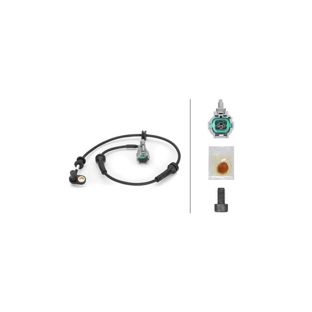 HELLA Sensor, Raddrehzahl 6PU 230 040-651 f&uuml;r NISSAN SUZUKI, Hinterachse
