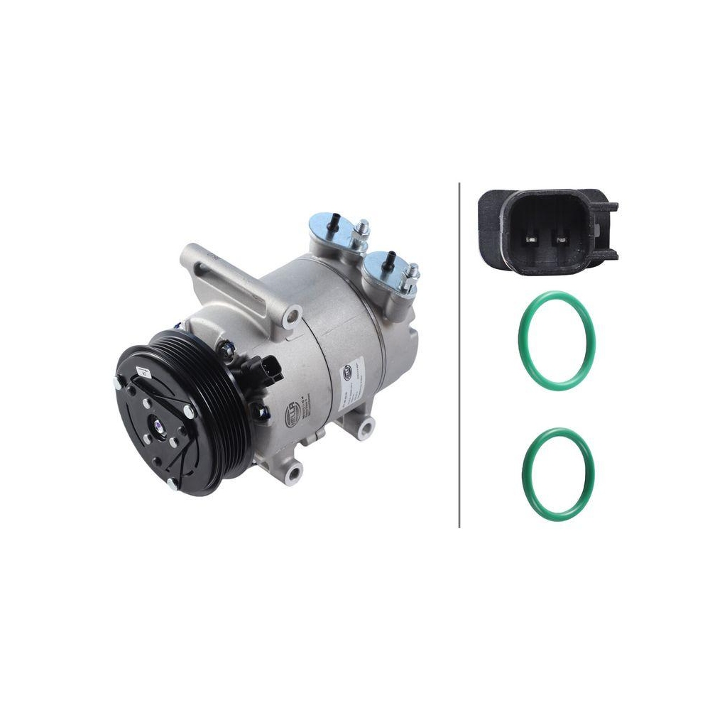 HELLA Kompressor, Klimaanlage 8FK 366 200-331 >>> Easy2Fit <<< f&uuml;r FORD