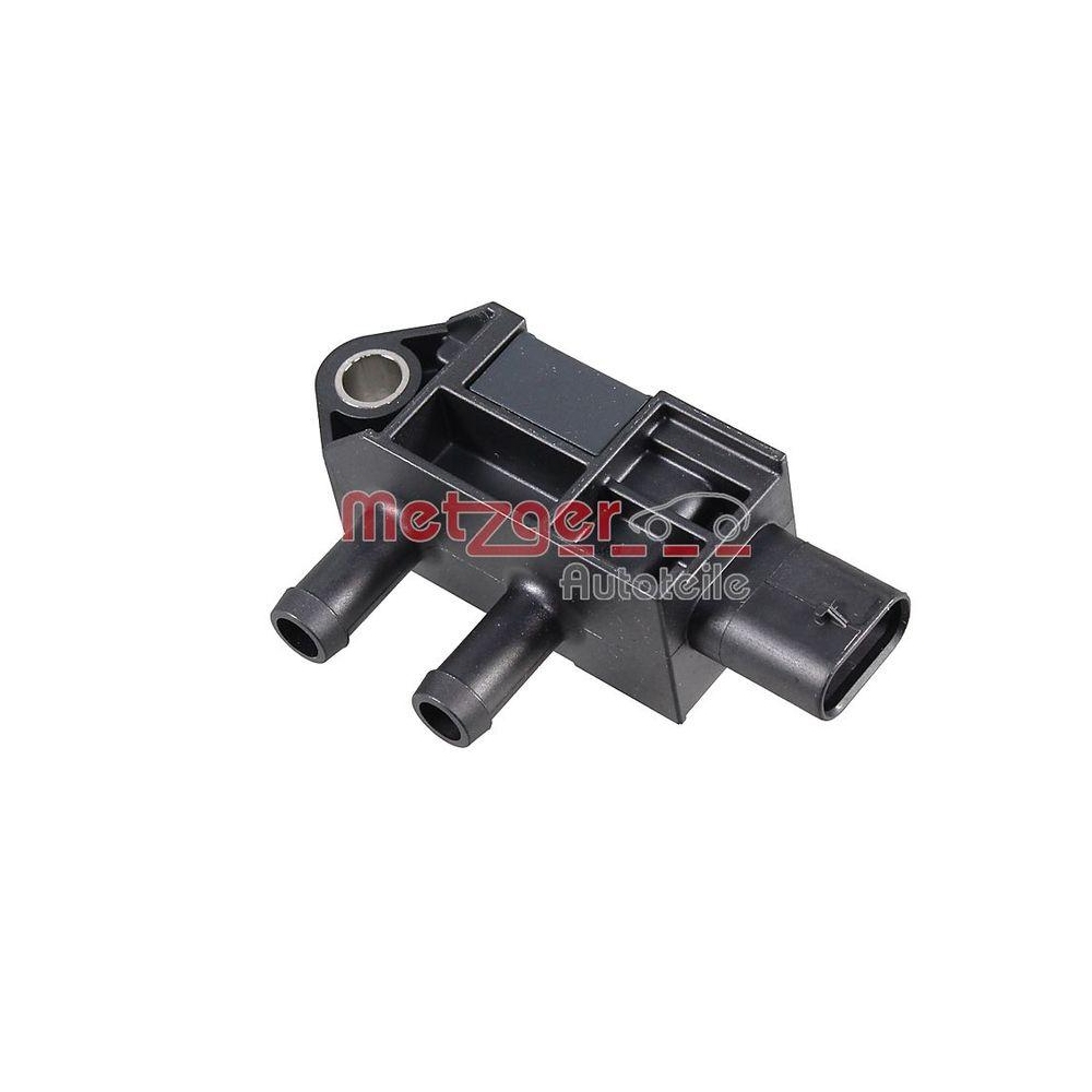 Sensor, Abgasdruck METZGER 0906458 ORIGINAL ERSATZTEIL GREENPARTS f&uuml;r AUDI VW