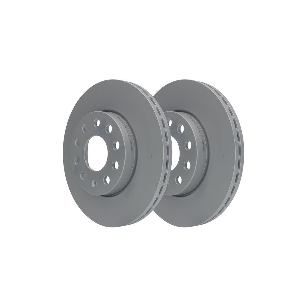 Bremsscheibe ATE 24.0124-0258.1 für SEAT SKODA VAG, Vorderachse