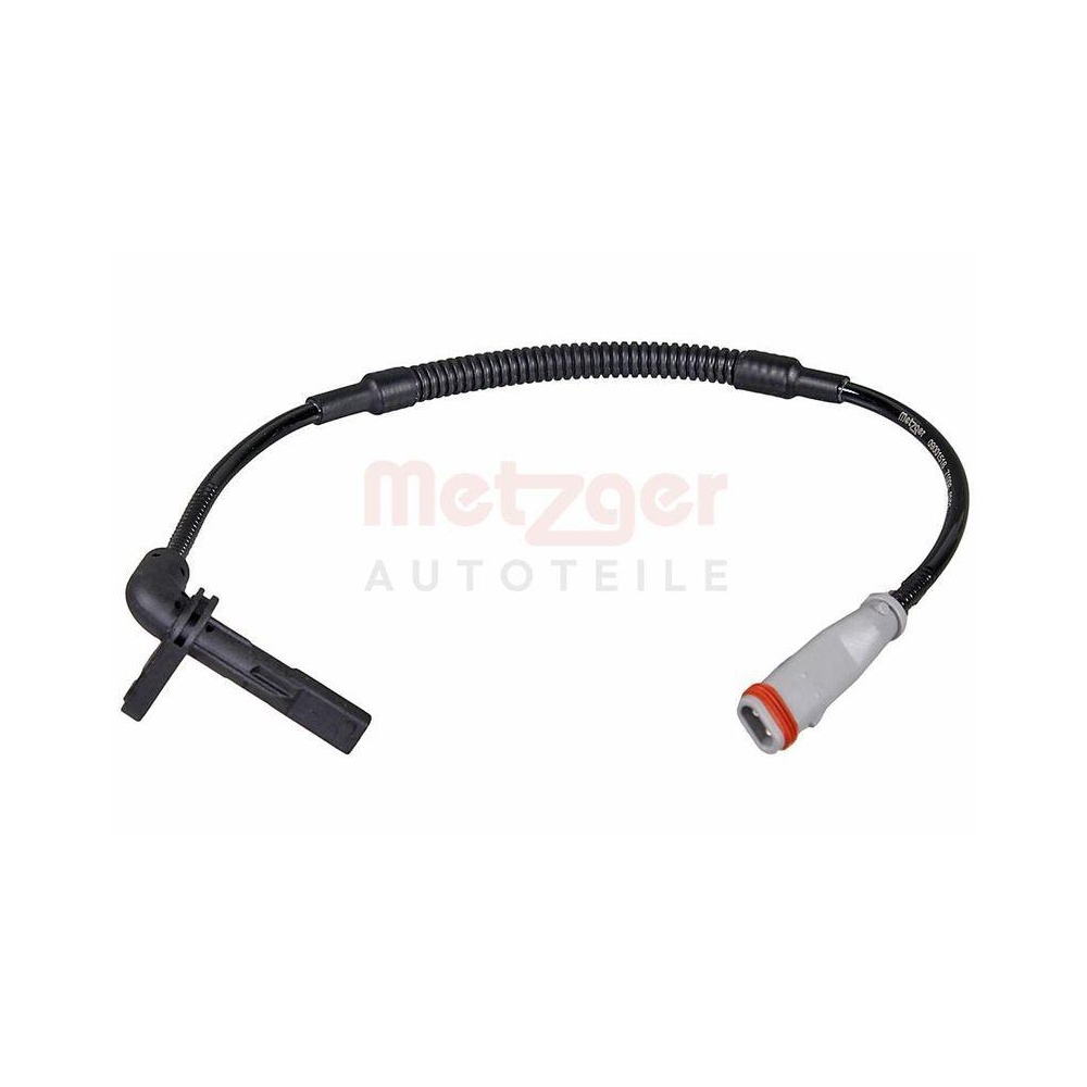 Sensor, Raddrehzahl METZGER 09001516 für OPEL, Vorderachse