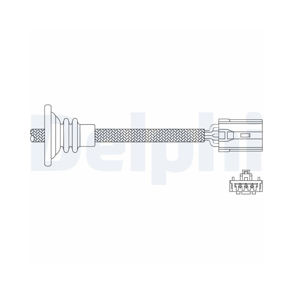 DELPHI ES11037-12B1 Lambdasonde f&uuml;r VOLVO, nach Katalysator