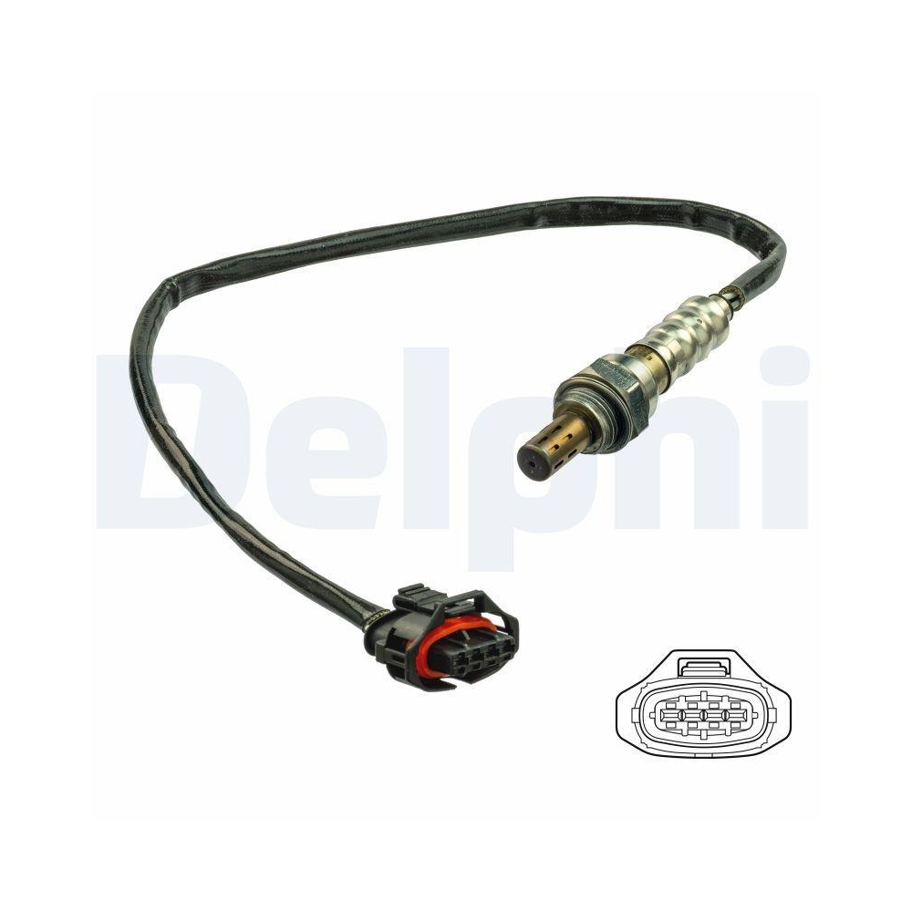DELPHI ES21116-12B1 Lambdasonde f&uuml;r OPEL VAUXHALL, vor Katalysator