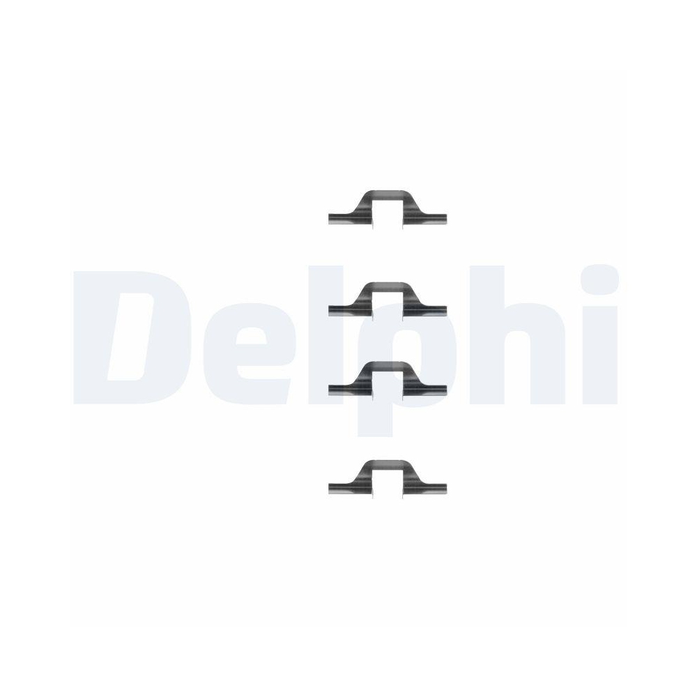 DELPHI LX0260 Zubehörsatz, Scheibenbremsbelag für, Hinterachse