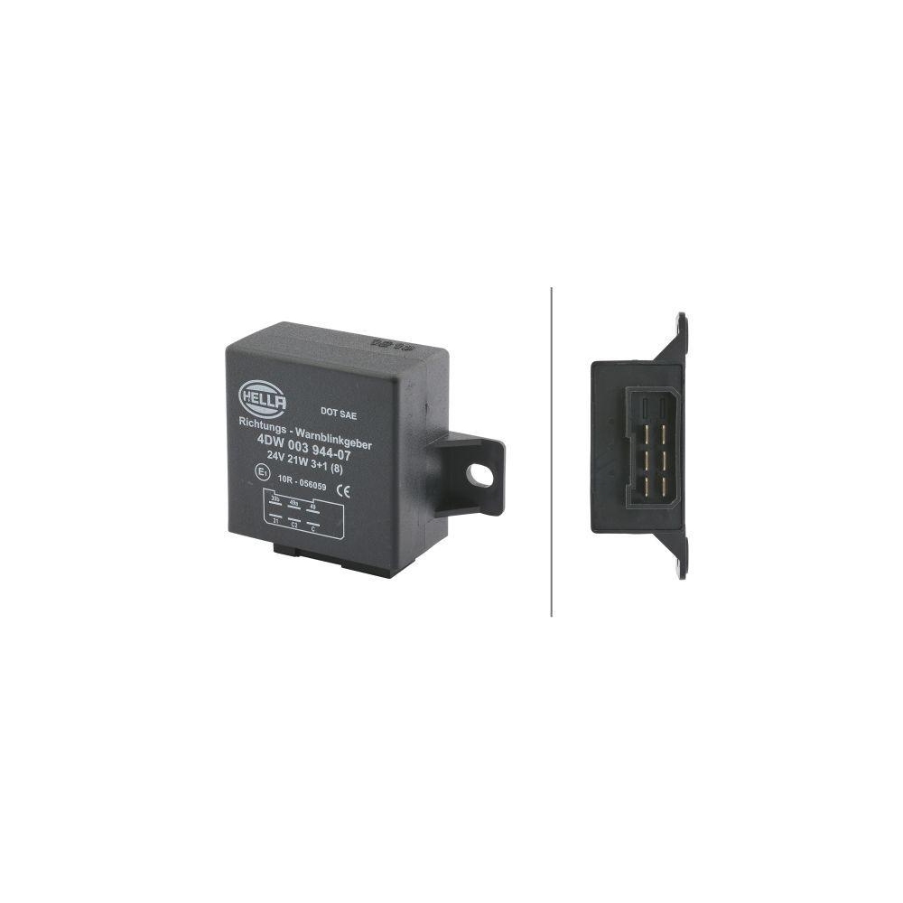 HELLA Blinkgeber 4DW 003 944-071 für AUWÄRTER DAF FORD IKARUS IVECO KÄSSBOHRER