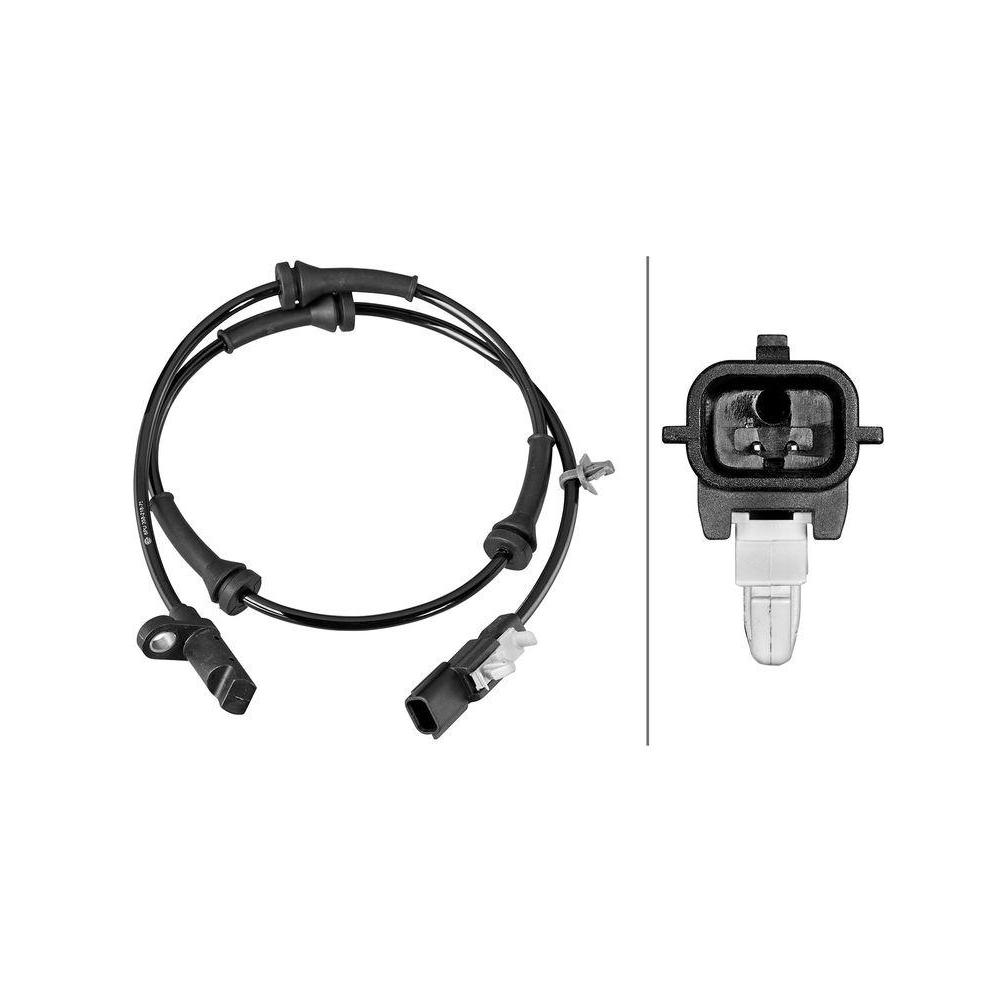 HELLA Sensor, Raddrehzahl 6PU 358 218-751 f&uuml;r NISSAN, Hinterachse