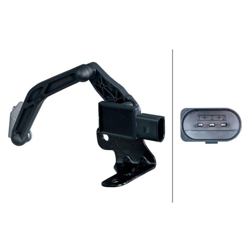 HELLA 6PM 012 699-501 Sensor, Leuchtweitenregulierung f&uuml;r VAG, Vorderachse links