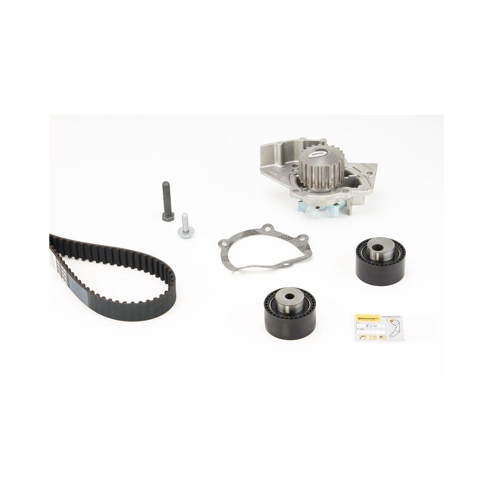 Wasserpumpe + Zahnriemensatz CONTINENTAL CTAM CT987WP1 f&uuml;r CITRO&Euml;N FIAT PEUGEOT